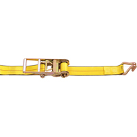 Ratchet Straps, Wire Hook, 3" W x 30' L, 5400 lbs. (2450 kg) Working Load Limit O-Max