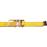Ratchet Straps, Flat Hook, 4" W x 30' L, 5400 lbs. (2450 kg) Working Load Limit O-Max