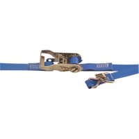 Heavy-Duty Utility Straps, Ratchet, 1" W x 16' L, 835 lbs. (380 kg) WLL O-Max