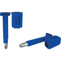 High Security Locktainer Security Seals, 3-1/4", Metal, Bolt Seal O-Max