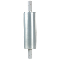 Extended Core Hand Stretch Wrap, 120 Gauge (30 micrometers), 20" x 700', Clear O-Max