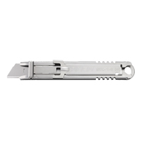 Self-Retracting Safety Knife, 14.5 mm, Stainless Steel, Stainless Steel Handle O-Max