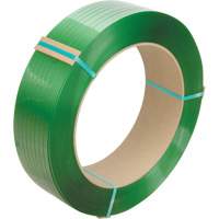 Strapping, Polyester, 1/2" W x 6315' L, Green, Manual Grade O-Max
