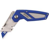 FK 100 Folding Utility Knife, 22 mm Blade, Metal Handle O-Max