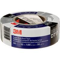 DT17 Super-Duty Duct Tape, 17 mils, Black, 48 mm (2") x 32 m (105') O-Max