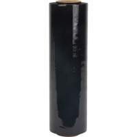 Stretch Wrap, 75 Gauge (19 micrometers), 14" x 1500', Opaque Black O-Max