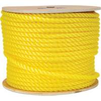Corde jaune tress&eacute;e 1/2", Polypropyl&egrave;ne, 335' O-Max