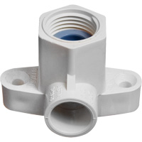 Raccord coude applique Flowguard Gold, Noeud x FPT, PVC-C, 1/2" O-Max