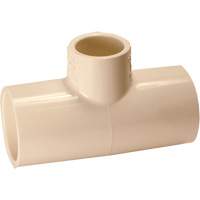 Flowguard Gold&reg; Tee Fitting, Reducing, CPVC, 3/4" x 3/4" x 1" O-Max