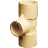 Flowguard Gold&reg; Tee Fitting, Reducing, CPVC, 3/4" x 3/4" x 1/2" O-Max