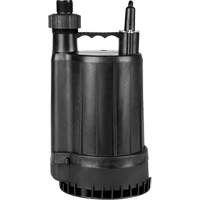 Pompe utilitaire en thermoplastique, 115 V, 2200 gal/h, 1/4 CV O-Max