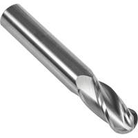 S238 30° Ball Nose End Mill, 1/16" Dia., 1-1/2" L, 4 Flutes, 1/8" Shank, Carbide O-Max