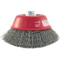 Brosse-boisseau &agrave; fils cr&ecirc;p&eacute;s en acier O-Max