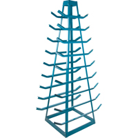 Bar Storage Racks - Horizontal Bar Racks, Horizontal, 9 Levels, 18" W x 40" D x 84" H, 1800 lbs. Cap. O-Max