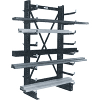 Single-sided Minitree&reg; Cantilever Rack, 36" W x 76-3/16" H O-Max