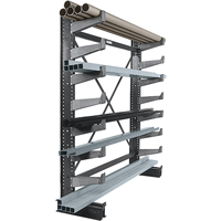 Single-sided Cantilever Brace Set - Starter, Single Sided, 14" Arm, 36" W x 84" H, 1000 lbs. Capacity O-Max