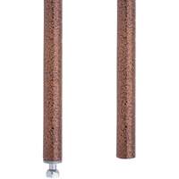 MONTANT ETAGERE STYLISEE34 1/2"H,CUIVRE MARTELE O-Max
