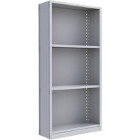 Interlok Shelving Unit, Steel, Boltless, 800 lbs. Capacity, 36" W x 76" H x 24" D O-Max