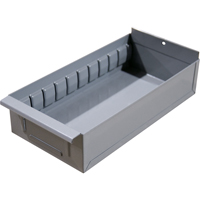Interlok Boltless Shelving Shelf Box, Steel, 5-5/8" W x 12" D x 4-3/4" H, Green RN446 | O-Max