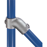 45° Single Socket Tee Structural Tube Clamp, 1.33" O-Max