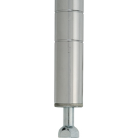 Pieds de nivellement pour &eacute;tag&egrave;re en treillis chromat&eacute; O-Max