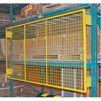 Grilles de protection arri&egrave;re pour palettier, 144" la x 48" h, Ferrures de 6" O-Max