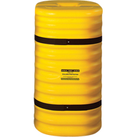 Protecteur de colonne, Ouverture int&eacute;rieure 8" x 8", 24" lo x 24" la x 42" h, Jaune O-Max
