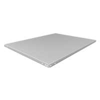 Slotted Angle Shelf, Galvanized Steel, 42" W x 32" D O-Max