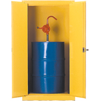 Drum Safety Cabinets, 55 US gal. Cap., Yellow SA069 | O-Max