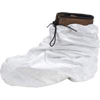 Tyvek&reg; 400 Shoe & Boot Cover, One Size, Polyethylene, White O-Max