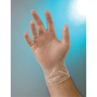 Examination Grade Gloves, Small, Vinyl, 4-mil, Powder-Free, Clear, Class 2 O-Max