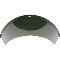 Molded Faceshield Window, Polycarbonate, Green Tint O-Max