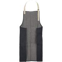 Aprons, Denim, 38" L x 28" W, Blue O-Max