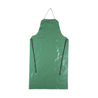 A43 48 CA-43&reg; FR Apron, Polyester/PVC, 29" L x 48" W, Green O-Max