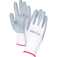 Gants l&eacute;gers enduits et respirants, 7/Petit, R&ecirc;vetement Mousse de nitrile, Calibre 13, Enveloppe en Polyester O-Max