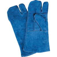 Double Palm & Thumb Welding Gloves, Split Cowhide, Size Large O-Max
