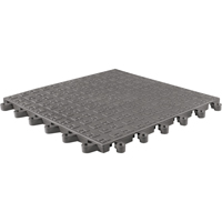 ErgoDeck&reg; Soft No. 566 Matting, PVC, 1-1/2' W x 1-1/2' L, 7/8" Thick, Charcoal O-Max