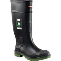 Enduro All Season Industrial Boots, Rubber, Steel Toe, Size 8, Puncture Resistant Sole O-Max
