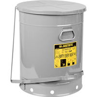 Contenants pour d&eacute;chets huileux, Homologu&eacute; FM/List&eacute; UL, 21 gal. US, Argent O-Max
