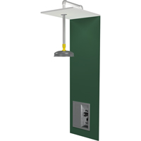 Barrier Free Recess-Mounted Emergency Shower Stations, Wall-Mount O-Max
