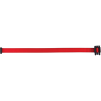 Tape Cassette for Build-Your-Own Crowd Control Barriers, Blank, 7', Red Tape O-Max