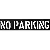 Parking Lot Stencils, English, 12" O-Max
