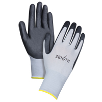 Gants l&eacute;gers enduits et respirants, 11/2T-Grand, R&ecirc;vetement Mousse de nitrile, Calibre 13, Enveloppe en Polyester O-Max