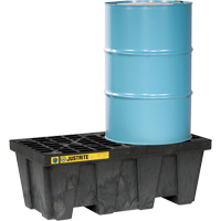 EcoPolyBlend Spill Control Pallets - Without Drain, 66 US gal. Spill Capacity, 49" x 25" x 18" O-Max