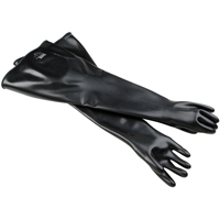 Ambidextrous Glove, Size X-Large/10, 32" L, Butyl Rubber, 30-mil O-Max