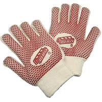 Red Brick&reg; Reversible Terrycloth Gloves, Cotton, Double Sided, 10 Gauge, Large O-Max