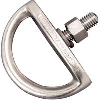 Boulon d'ancrage permanents en D de Miller, Boulonn&eacute;/Anneau en D, Usage Permanent O-Max