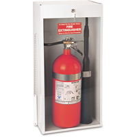 Surface-Mounted Fire Extinguisher Cabinets, 14.125" W x 30.125" H x 9.0625" D O-Max