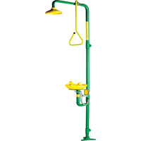 Combinaison de douche & douche oculaire a&eacute;r&eacute;e Safe-T-Zone O-Max