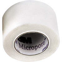 3M Micropore Hypoallergenic Surgical Tape, Class 1, 30' L x 1/2" W O-Max